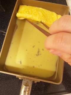ふわふわのだし巻き卵レシピ2